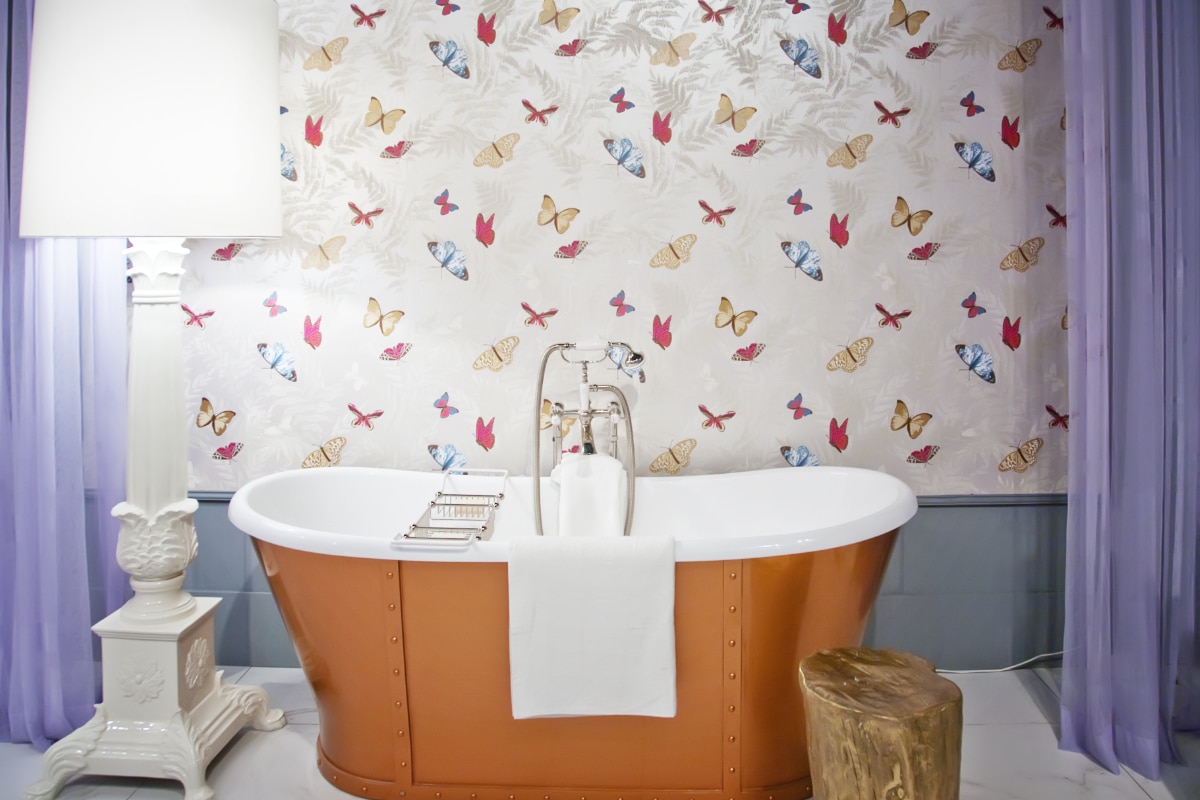 design badkamer met kleur